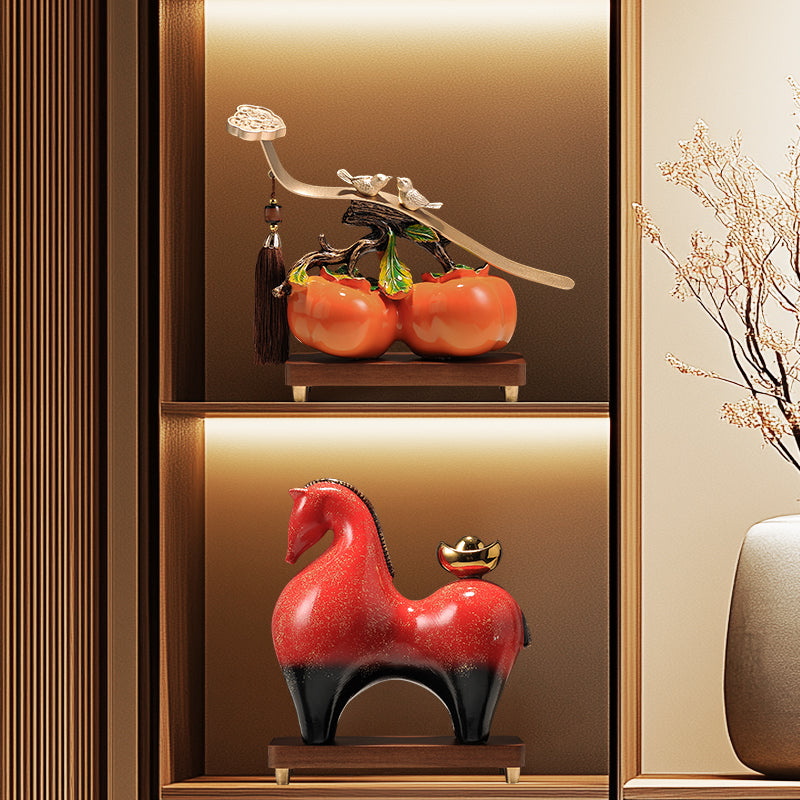 Cheval en céramique moderne