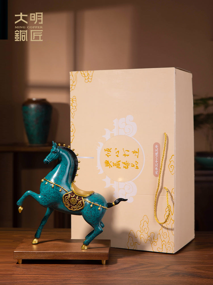 Statue de Cheval en Laiton