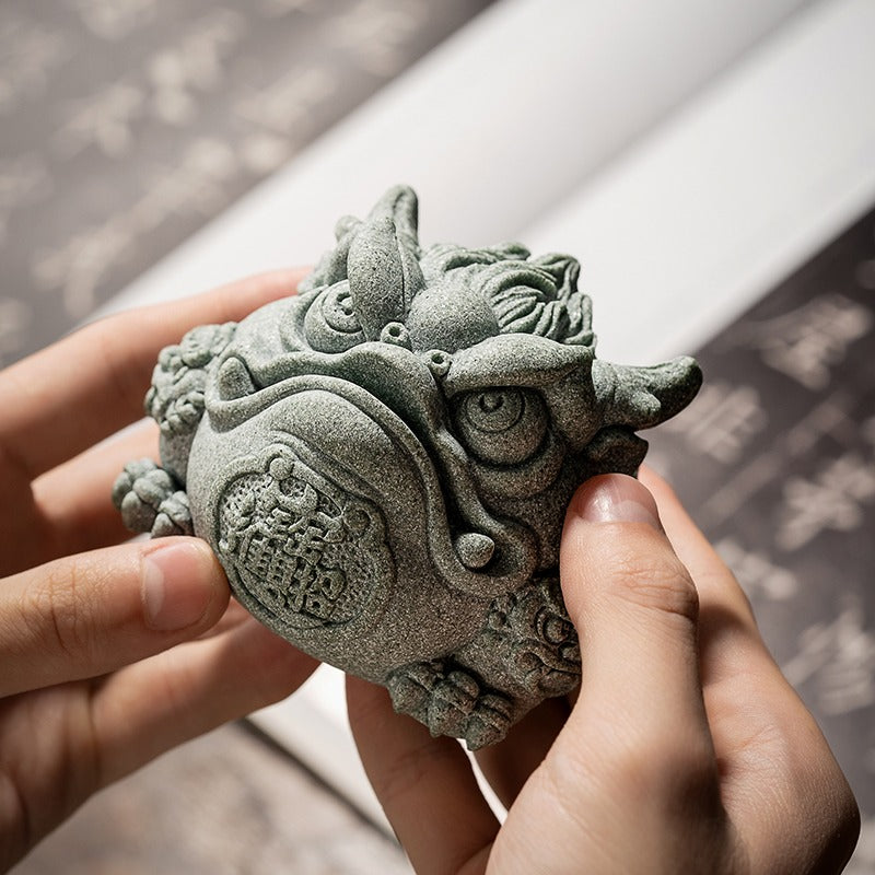 Crapaud d'argent "Jin Chan"